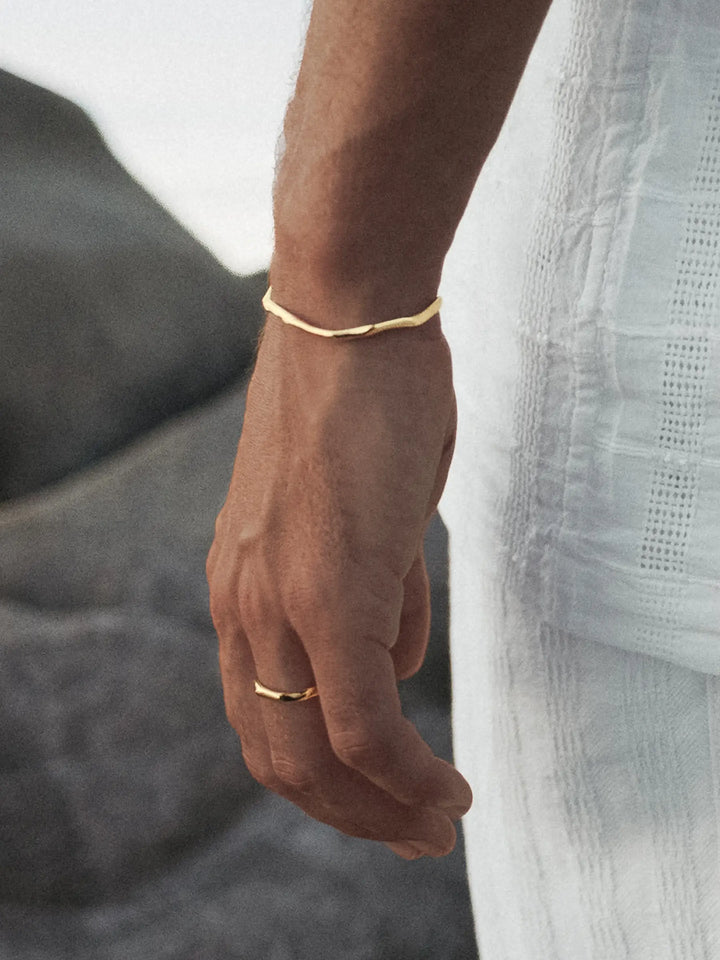 VEER RING IN VERMEIL