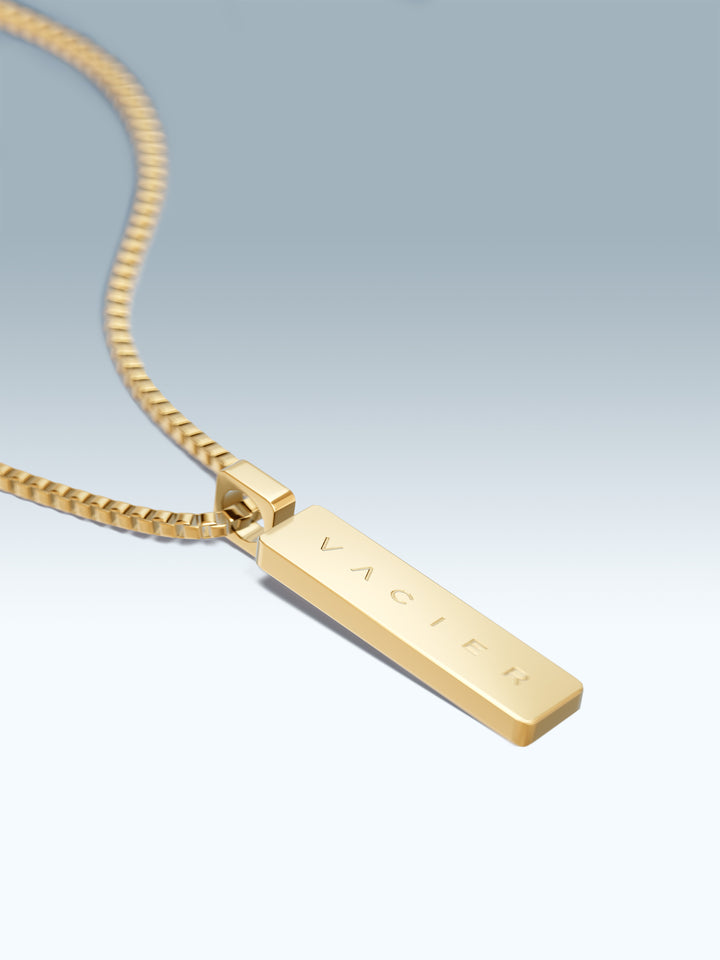 BOX PENDANT NECKLACE