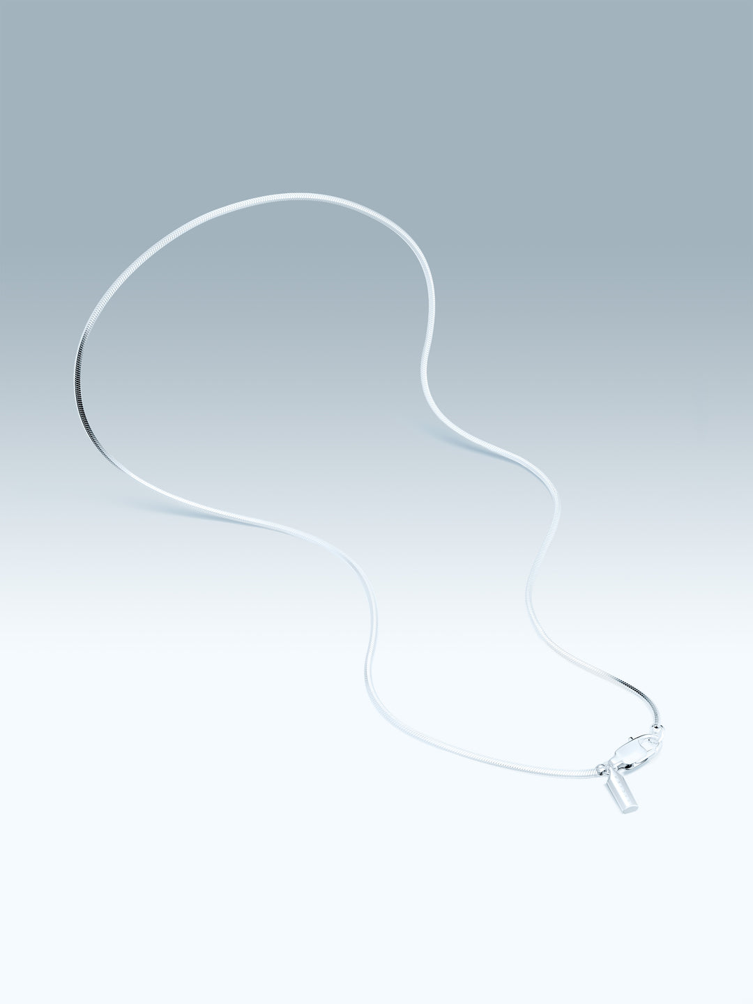 OCTAGON CHAIN NECKLACE IN SILVER