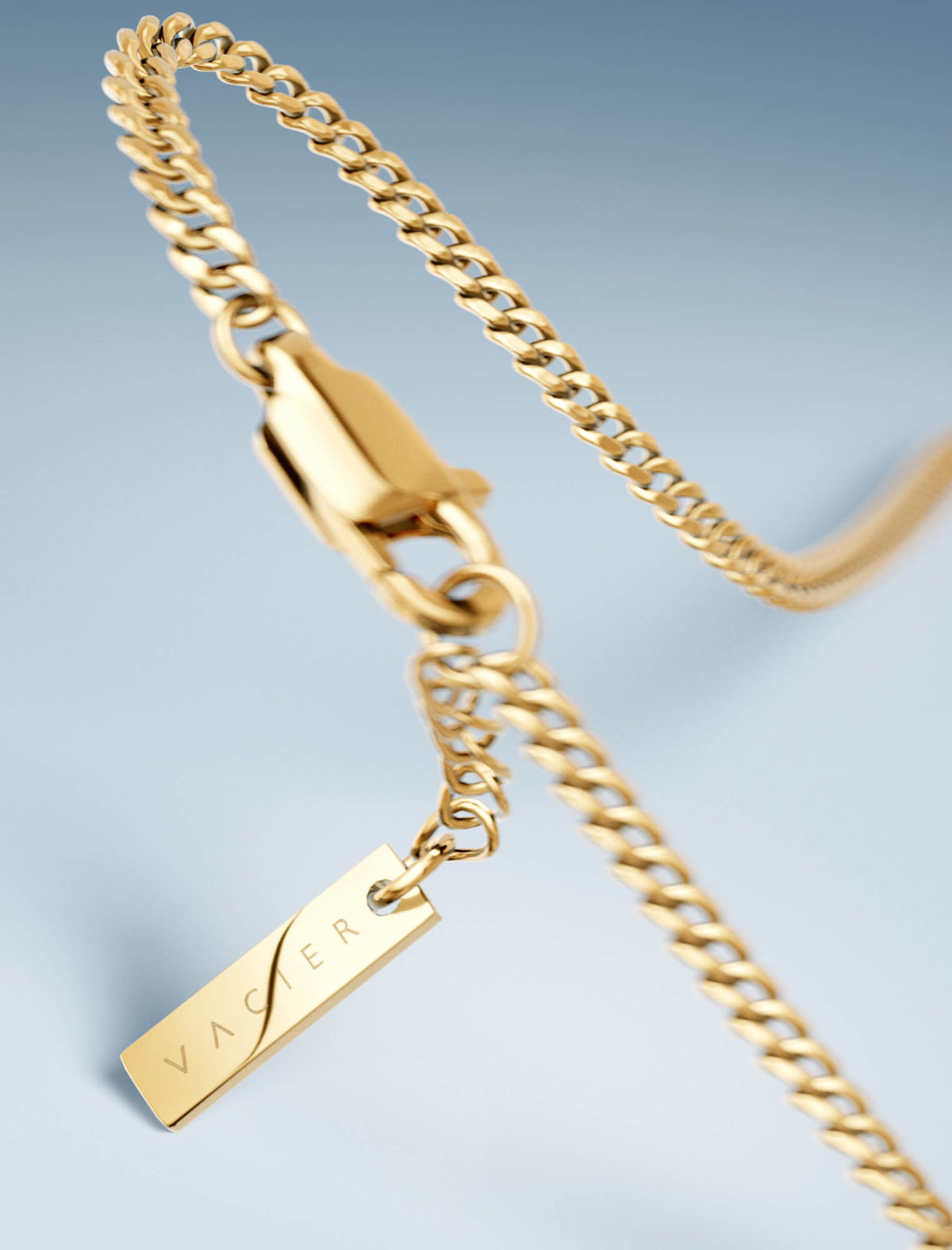 Minimal Chain Bracelet for Him - Silver or Gold Finish – Vacier US