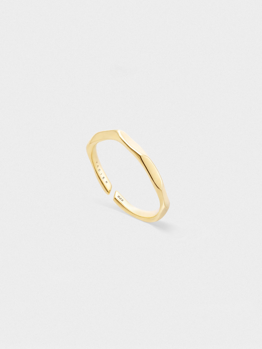 VEER RING IN VERMEIL