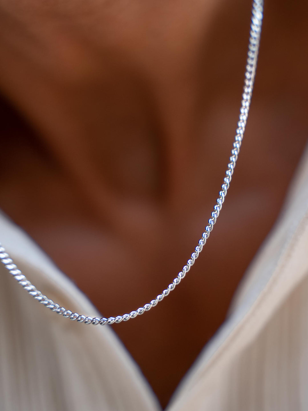 Modern Minimal Chain Minimal Chain Necklace - Quality Sustainable Jewelry – Vacier US